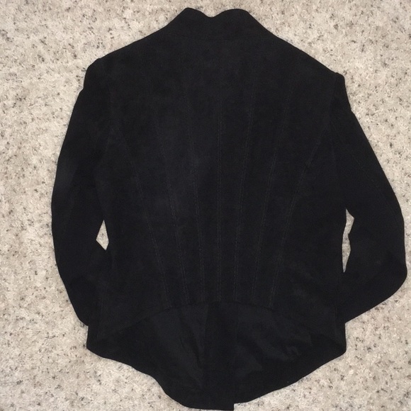 BCBGMaxAzria Faux Suede Drape Jacket - Picture 6 of 6